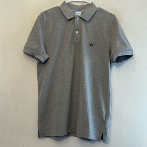 Brooks Brothers gray short banded sleeve polo shirt Slim fit Size S EUC
